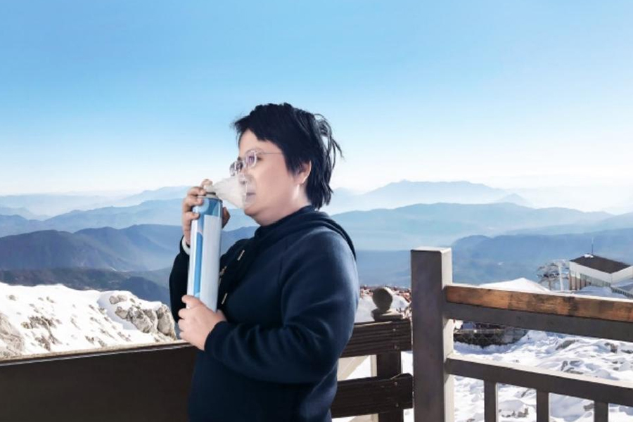 Přenosný respirátor kyslíku